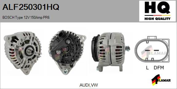 FLAMAR ALF250301HQ - Генератор autospares.lv