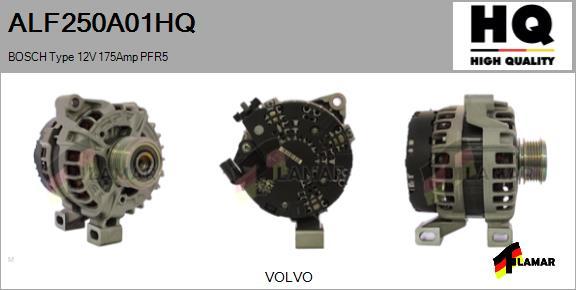 FLAMAR ALF250A01HQ - Генератор autospares.lv