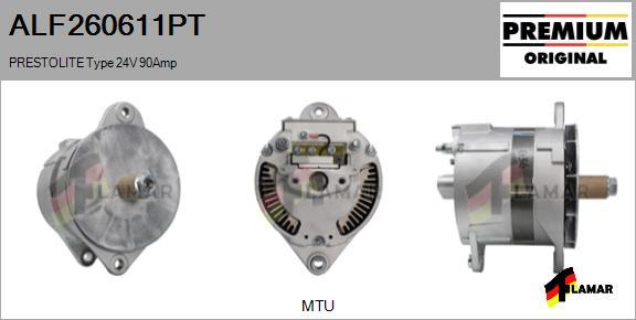 FLAMAR ALF260611PT - Генератор autospares.lv