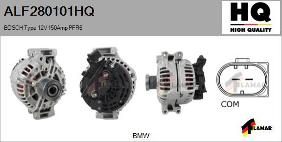 FLAMAR ALF280101HQ - Генератор autospares.lv