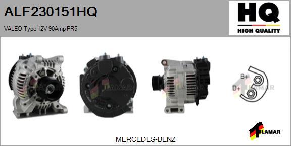 FLAMAR ALF230151HQ - Генератор autospares.lv