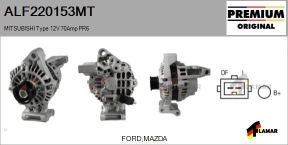 FLAMAR ALF220153MT - Генератор autospares.lv