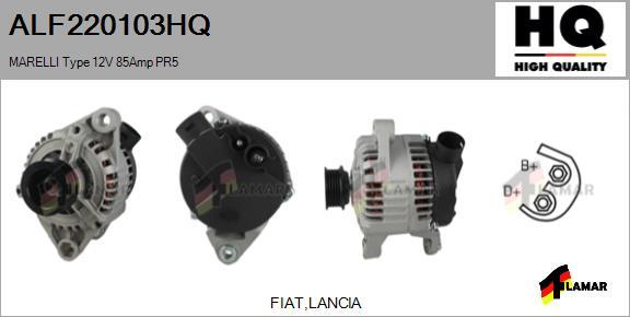 FLAMAR ALF220103HQ - Генератор autospares.lv