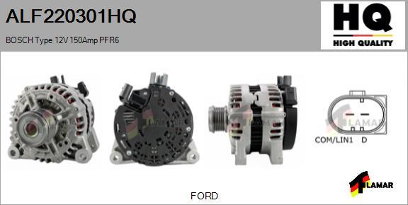 FLAMAR ALF220301HQ - Генератор autospares.lv