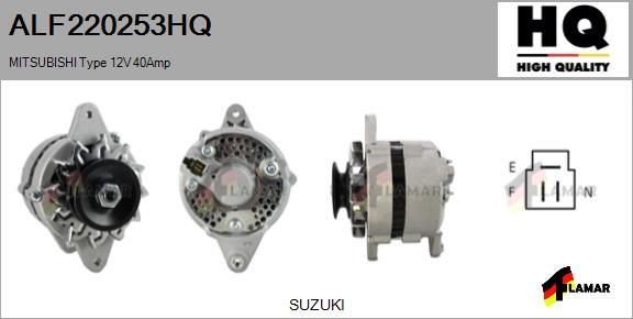 FLAMAR ALF220253HQ - Генератор autospares.lv