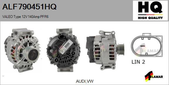 FLAMAR ALF790451HQ - Генератор autospares.lv