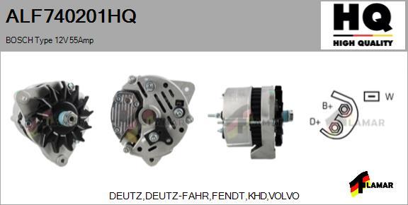 FLAMAR ALF740201HQ - Генератор autospares.lv