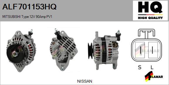 FLAMAR ALF701153HQ - Генератор autospares.lv