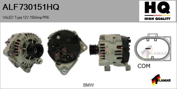 FLAMAR ALF730151HQ - Генератор autospares.lv