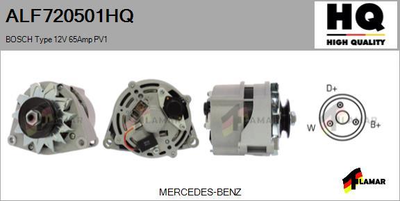 FLAMAR ALF720501HQ - Генератор autospares.lv