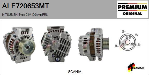 FLAMAR ALF720653MT - Генератор autospares.lv