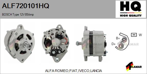 FLAMAR ALF720101HQ - Генератор autospares.lv