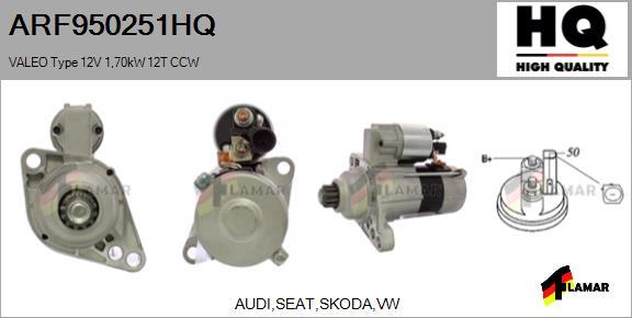 FLAMAR ARF950251HQ - Стартер autospares.lv