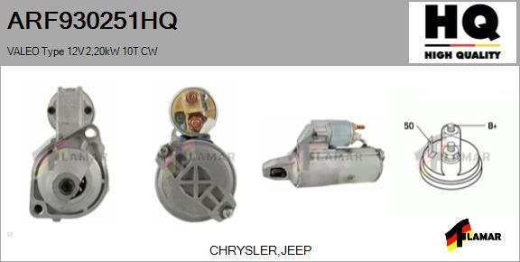 FLAMAR ARF930251HQ - Стартер autospares.lv