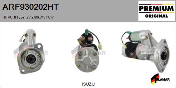 FLAMAR ARF930202HT - Стартер autospares.lv