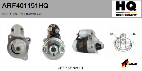 FLAMAR ARF401151HQ - Стартер autospares.lv