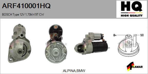 FLAMAR ARF410001HQ - Стартер autospares.lv