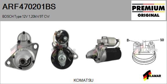 FLAMAR ARF470201BS - Стартер autospares.lv