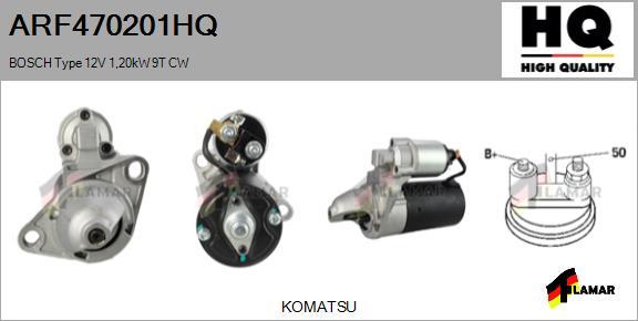 FLAMAR ARF470201HQ - Стартер autospares.lv