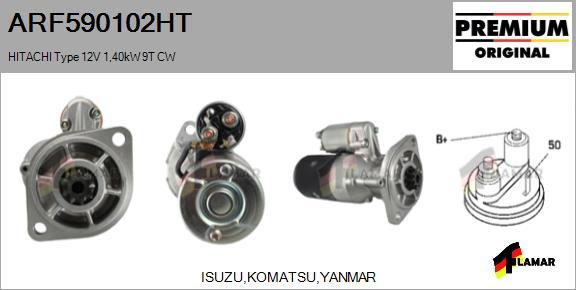 FLAMAR ARF590102HT - Стартер autospares.lv