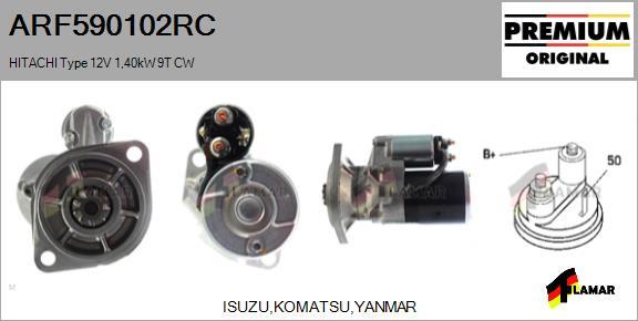 FLAMAR ARF590102RC - Стартер autospares.lv