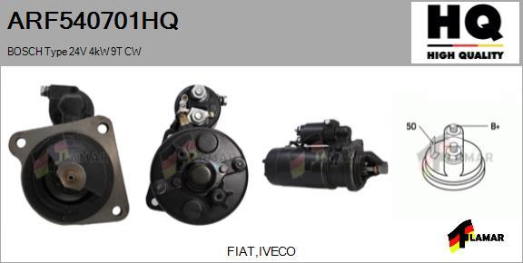 FLAMAR ARF540701HQ - Стартер autospares.lv