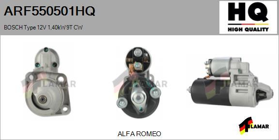 FLAMAR ARF550501HQ - Стартер autospares.lv