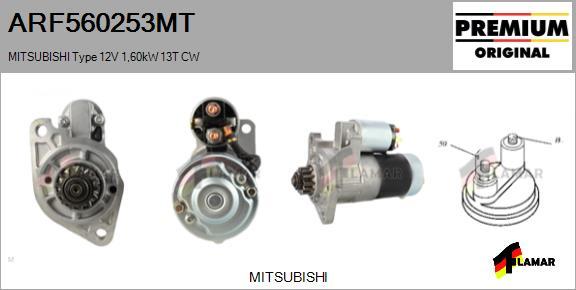 FLAMAR ARF560253MT - Стартер autospares.lv