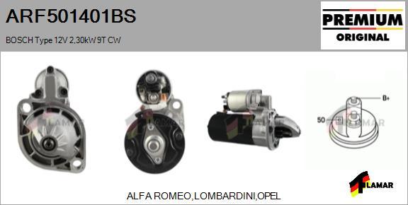 FLAMAR ARF501401BS - Стартер autospares.lv