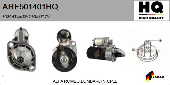 FLAMAR ARF501401HQ - Стартер autospares.lv