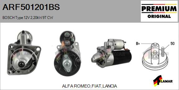 FLAMAR ARF501201BS - Стартер autospares.lv