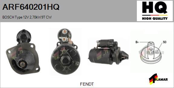 FLAMAR ARF640201HQ - Стартер autospares.lv