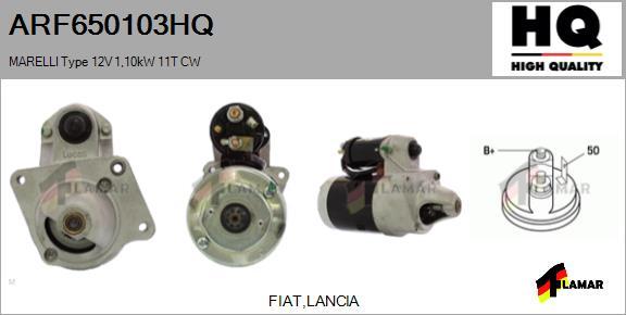 FLAMAR ARF650103HQ - Стартер autospares.lv