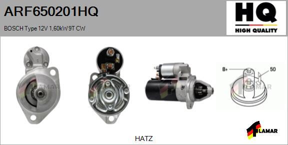 FLAMAR ARF650201HQ - Стартер autospares.lv