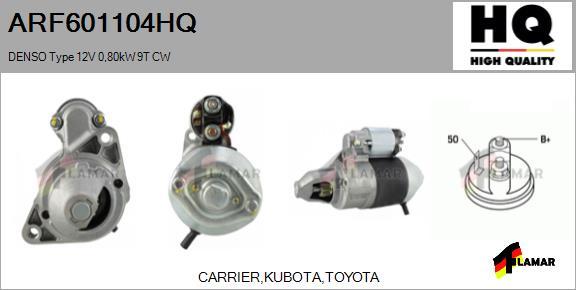 FLAMAR ARF601104HQ - Стартер autospares.lv