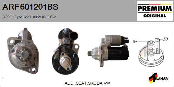 FLAMAR ARF601201BS - Стартер autospares.lv