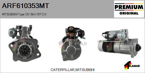 FLAMAR ARF610353MT - Стартер autospares.lv