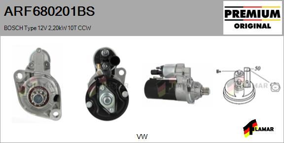 FLAMAR ARF680201BS - Стартер autospares.lv