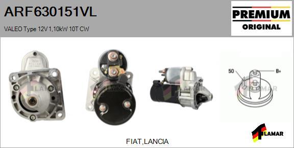 FLAMAR ARF630151VL - Стартер autospares.lv