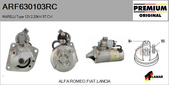 FLAMAR ARF630103RC - Стартер autospares.lv