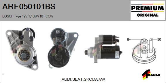 FLAMAR ARF050101BS - Стартер autospares.lv