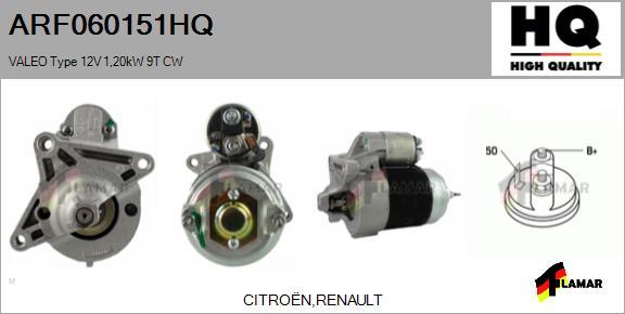 FLAMAR ARF060151HQ - Стартер autospares.lv