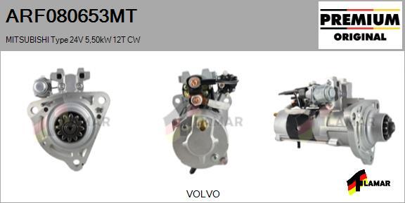 FLAMAR ARF080653MT - Стартер autospares.lv