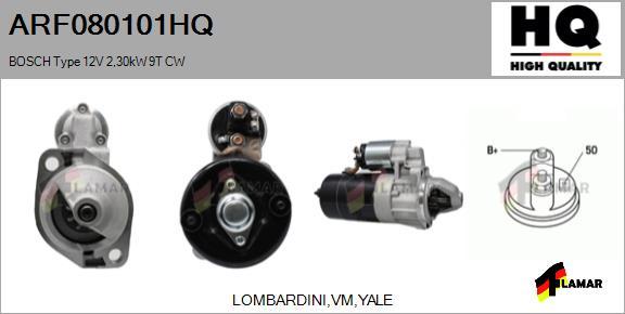 FLAMAR ARF080101HQ - Стартер autospares.lv