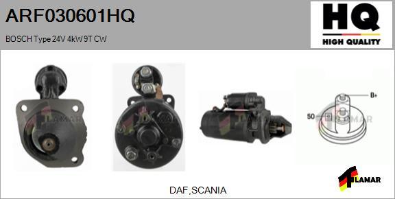 FLAMAR ARF030601HQ - Стартер autospares.lv