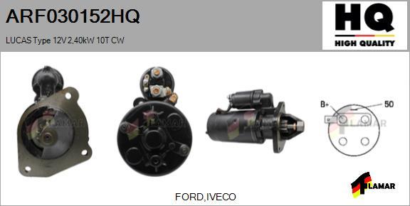 FLAMAR ARF030152HQ - Стартер autospares.lv