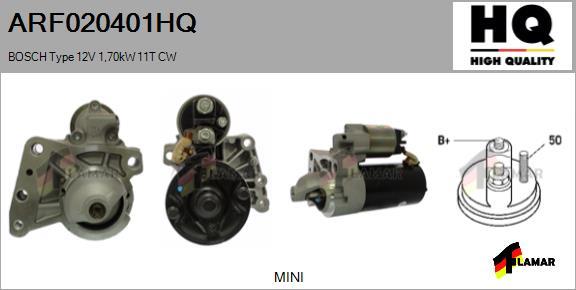 FLAMAR ARF020401HQ - Стартер autospares.lv