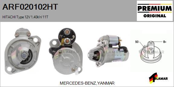 FLAMAR ARF020102HT - Стартер autospares.lv