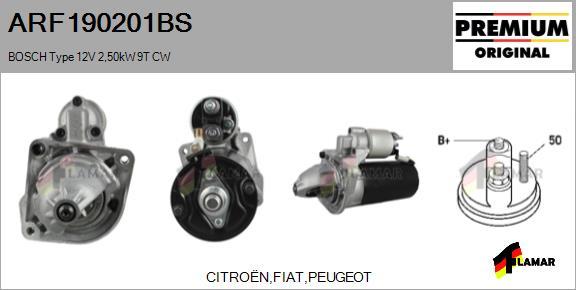 FLAMAR ARF190201BS - Стартер autospares.lv