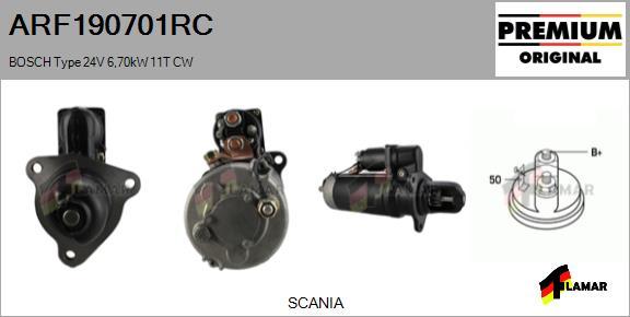 FLAMAR ARF190701RC - Стартер autospares.lv